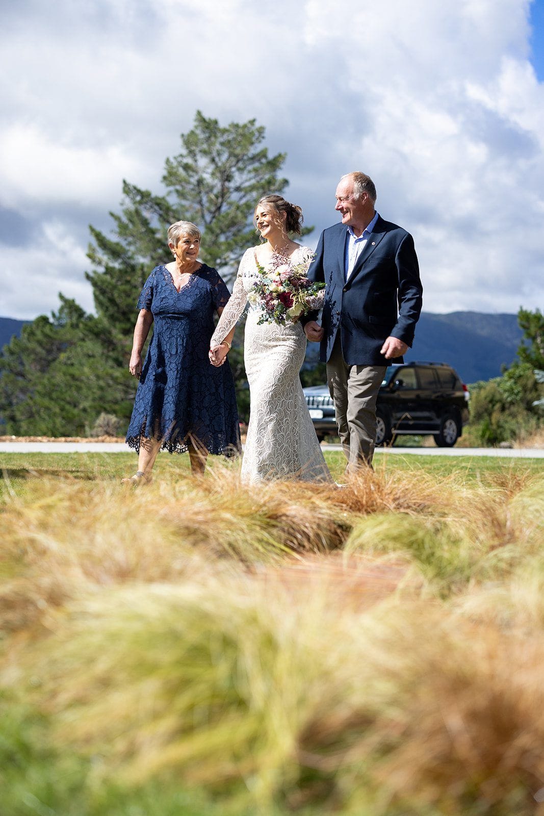 Bride and groom portrait, Wellington