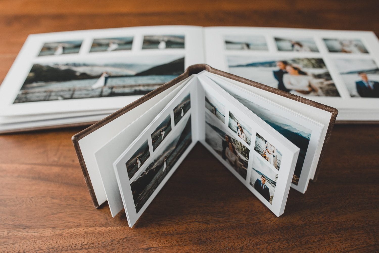 Handcrafted Queensberry wedding album